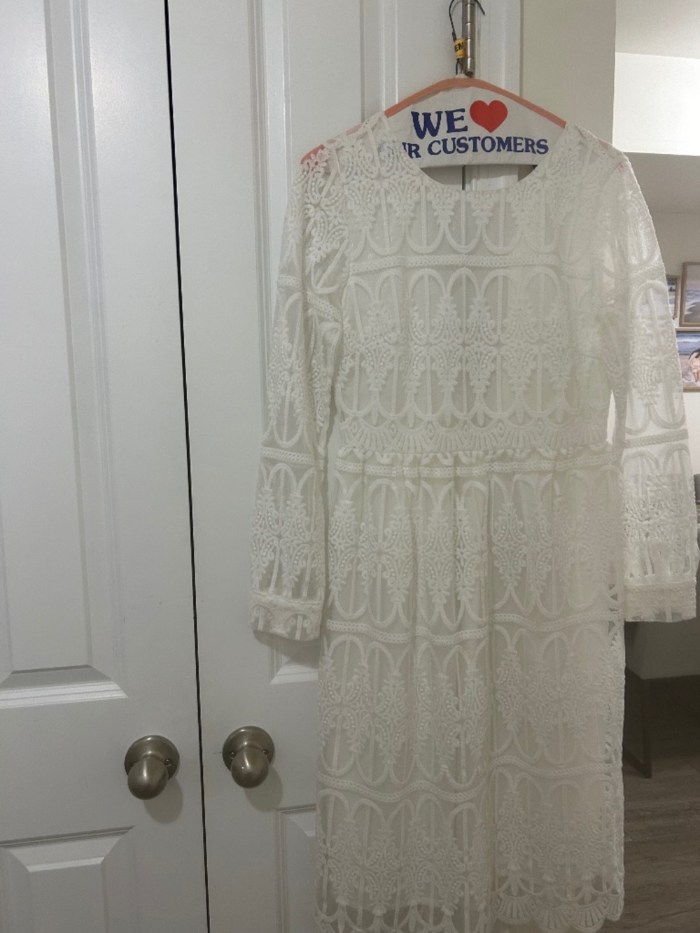 White new dress